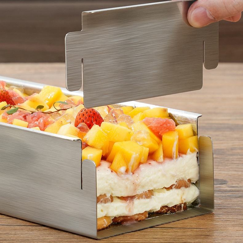 (แม่พิมพ์สแตนเลส ) Tiramisu Mold ZB-24T -1+ฝา (30x10x6 cm.)(11-8792)