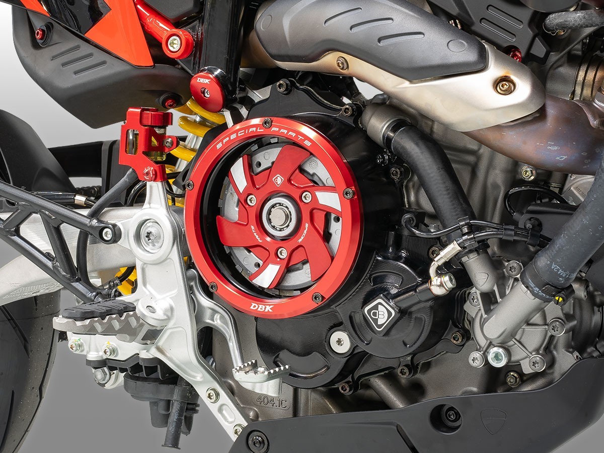Ducabike ฝาครอบคลัทช์ใส สำหรับ hyper 698 mono