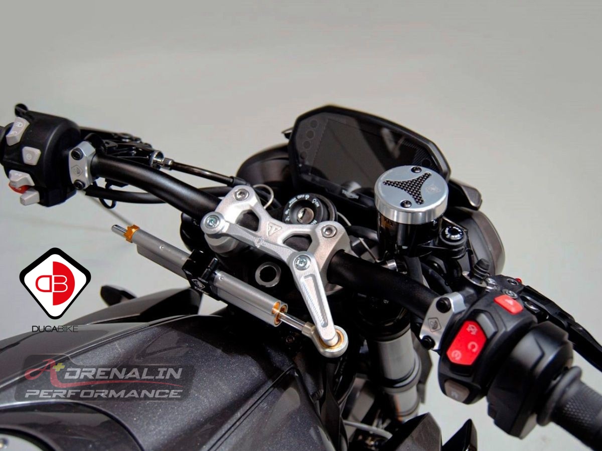ducabike ขาจับกันสะบัด Ohlins สำหรับ Street triple 765 R S RS 2017+ moto2