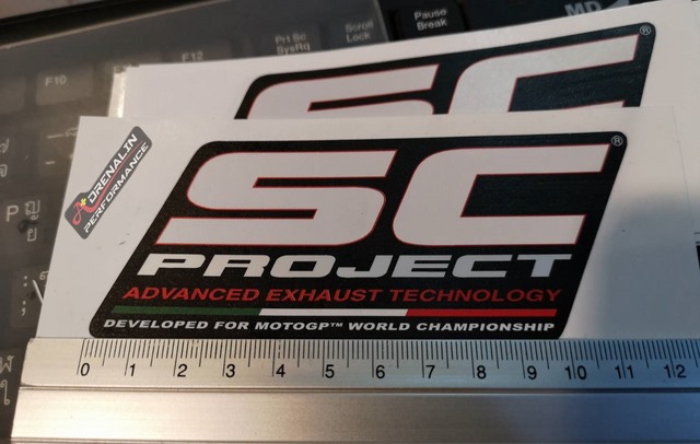 สติ๊กเกอร์ SC-PROJECT สำหรับติดท่อ กันความร้อน ของแท้