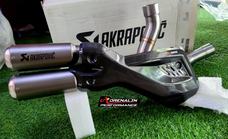 ท่อ Akrapovic สลิปออน สำหรับ Multi 950 / Multi 1200 enduro / multi1260 enduro (For Exhibition only)