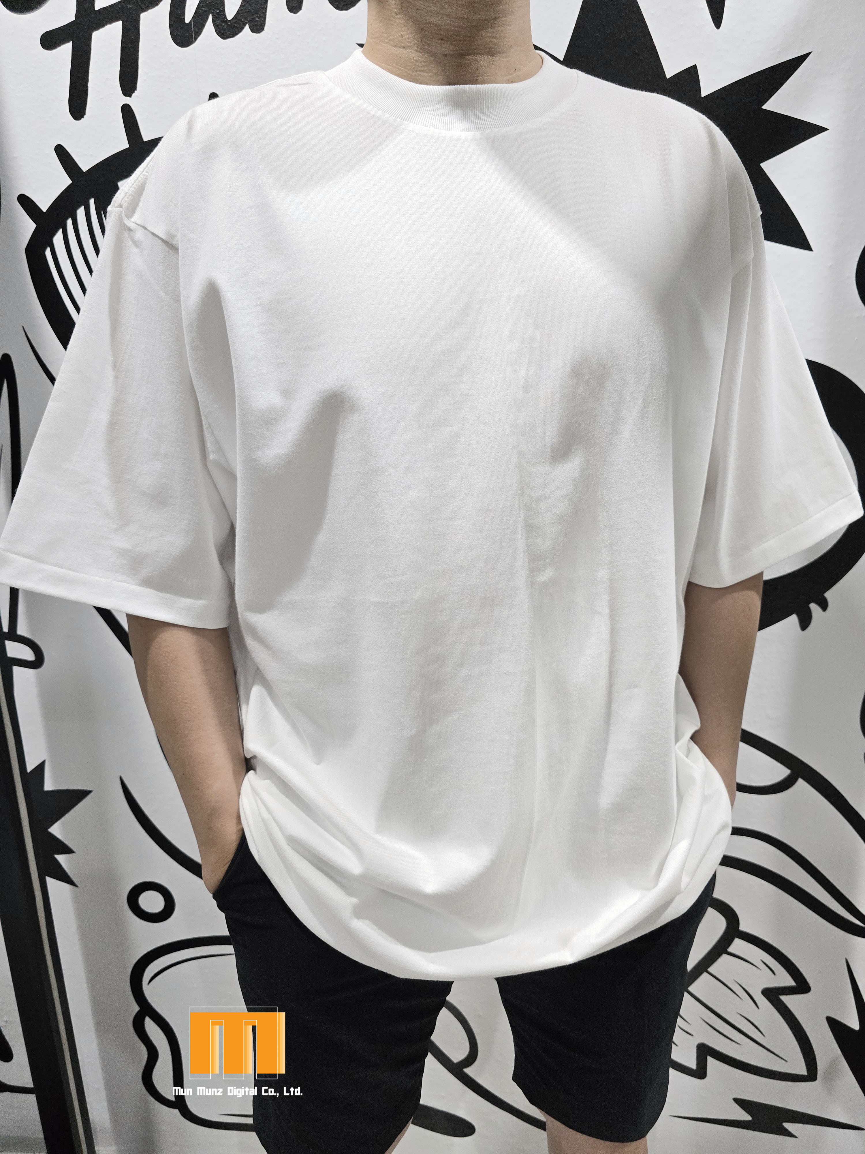 รับสกรีนเสื้อ oversize โอเวอร์ไซส์ เกาหลี dtg