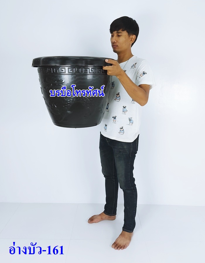 กระถางต้นไม้ อ่างมังกรปลูกดอกบัวขนาดใหญ่ อ่างบัวพลาสติก