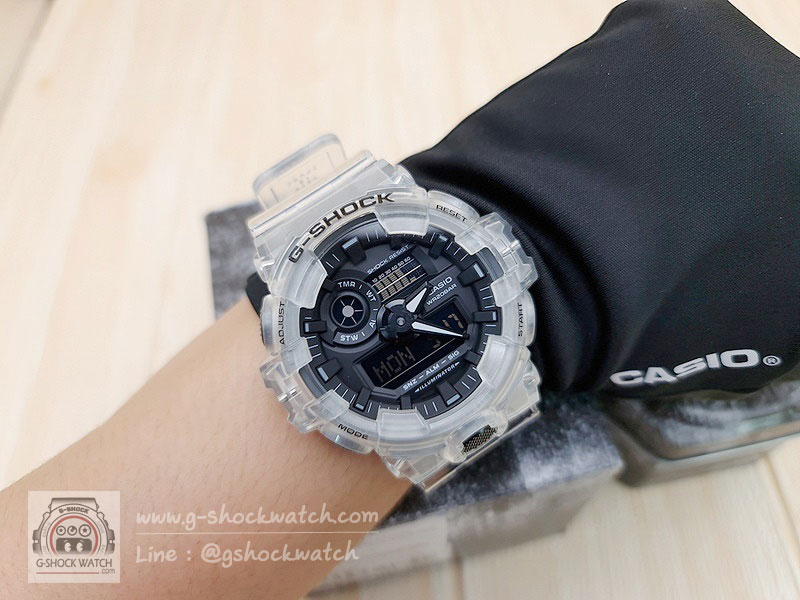 CASIO G-SHOCK นาฬิกาข้อมือ นาฬิกากันน้ำ นาฬิกาของแท้ ประกันศูนย์ CMG 1 ปี รุ่น GA-700SKE-7A
