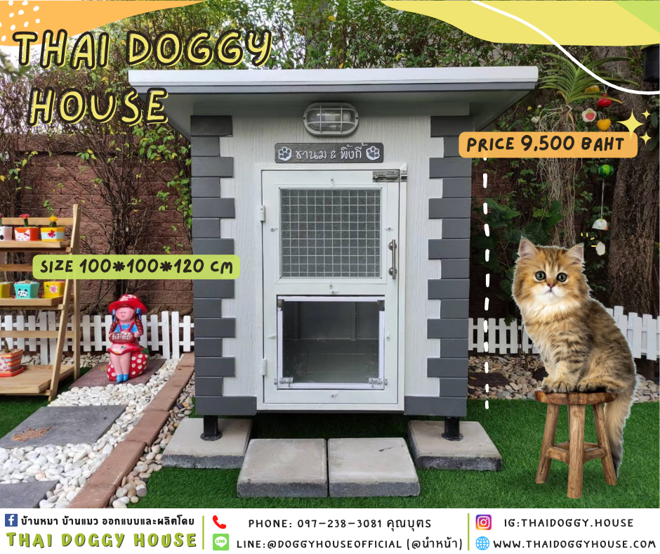 บ้านหมา แบบบ้าน 𝐯𝐢𝐧𝐭𝐚𝐠𝐞 𝐬𝐭𝐲𝐥𝐞