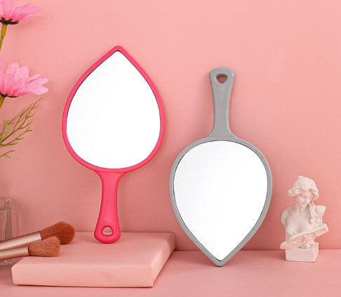 กระจกพกพา,กระจกรูปใบไม้