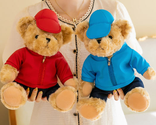 รับผลิต,ตุ๊กตาหมีใส่หมวก,ตุ๊กตาหมีสกรีนโลโก้,ตุ๊กตาหมีของขวัญ,โรงงานผลิตตุ๊กตาหมี,ของขวัญ,ของแจก,25cm,30cm