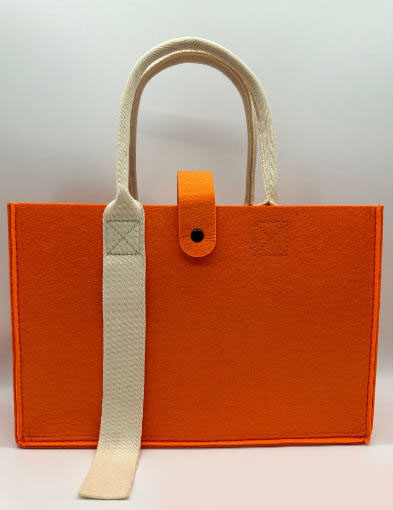 กระเป๋าสะพายผ้าสักหลาด,กระเป๋าผ้าสักหลาด,กระเป๋าถือผ้าสักหลาด,ขนาด34*23*11cm