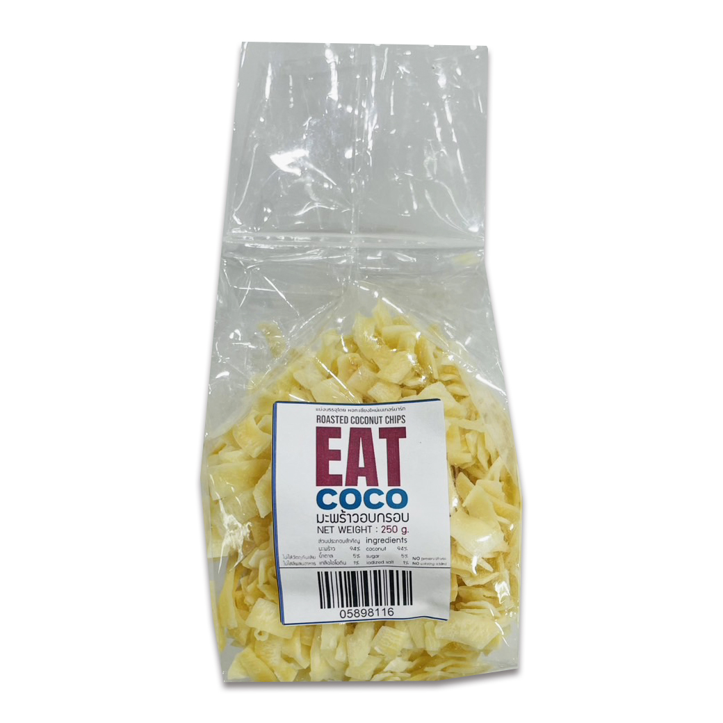 มะพร้าวอบกรอบ Eat Coco Roasted Coconut Chips 250 G. (05-7730-16)