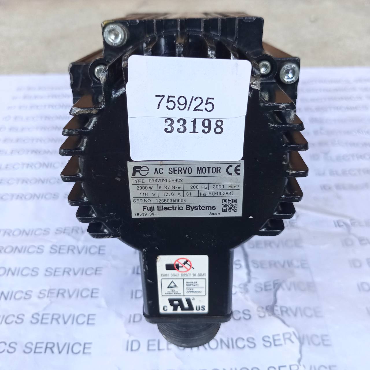 GYS202D5-HC2 FUJI SERVO MOTOR