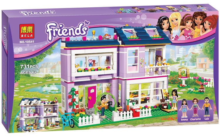 เลโก้จีน Bela.10541 ชุด Friends : Emma's House