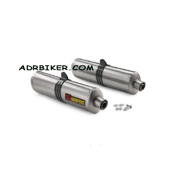 ท่อ akrapovic ทรงรี สำหรับ ktm 990 adventure (For Exhibition only)