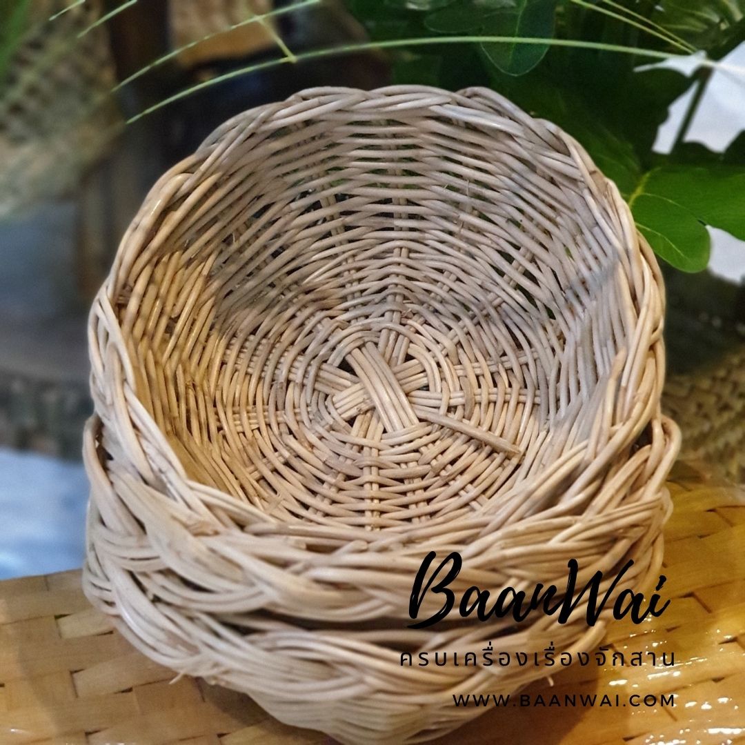 ถาดหวาย ถาดหวายปากเปีย