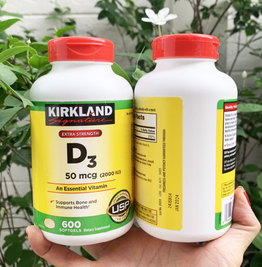วิตามิน D3 กระปุก 600 Softgel