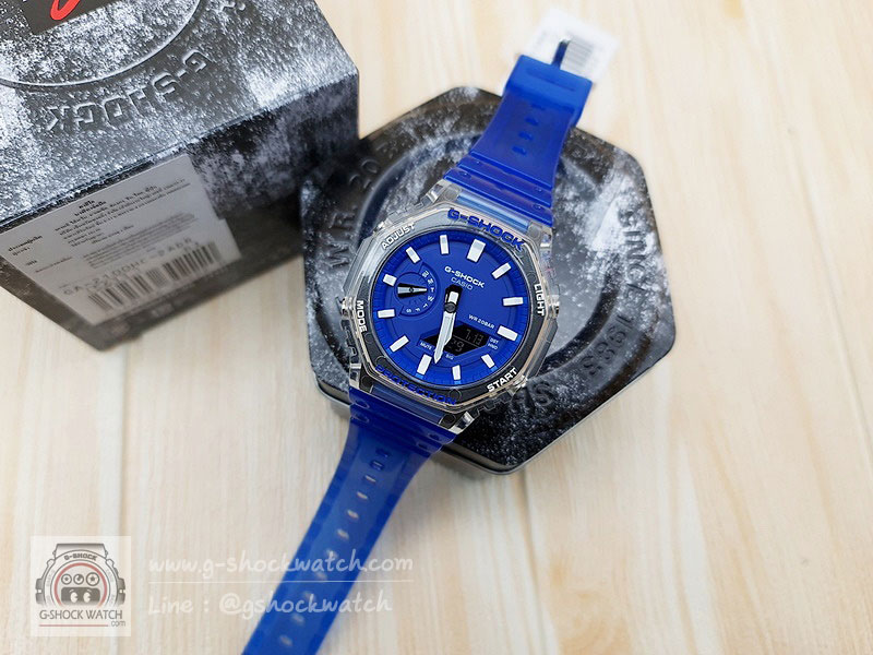 CASIO G-SHOCK นาฬิกาข้อมือ นาฬิกากันน้ำ นาฬิกาของแท้ ประกันศูนย์ CMG 1 ปี รุ่น GA-2100HC-2A
