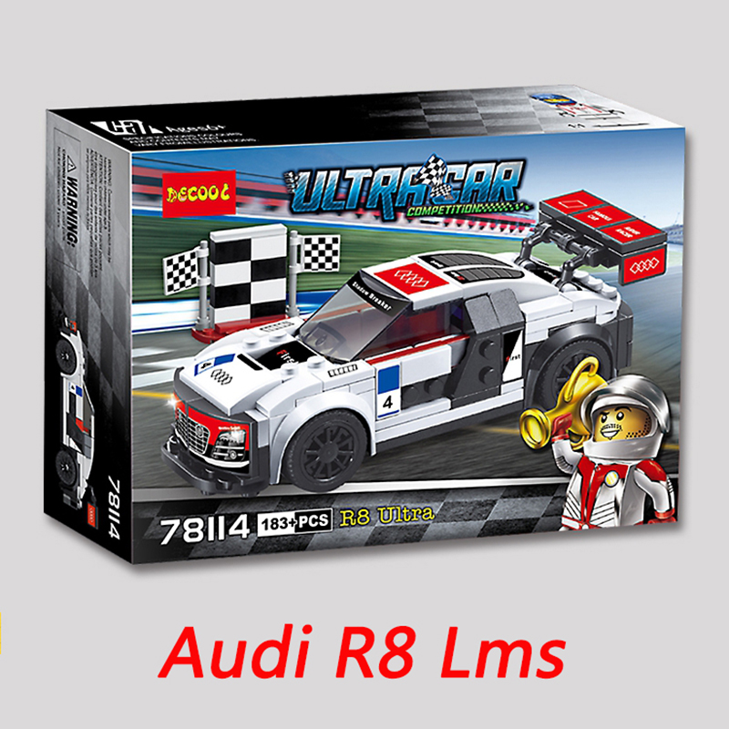 เลโก้จีน Decool.78114 ชุด Ultra Car Competition Audi R8 LMS Ultra