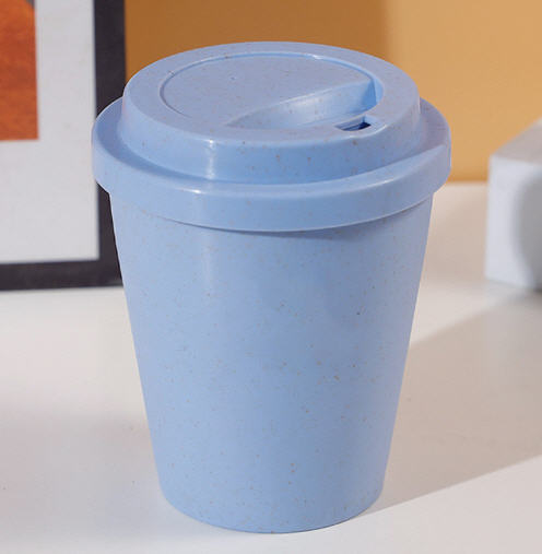 แก้วกาแฟ,แก้วกาแฟพลาสติก,แก้วกาแฟพลาสติกพร้อมฝาปิด,แก้วกาแฟฟางข้าวสาลี,300ml