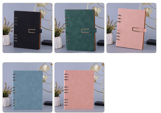 สมุดโน้ตสันห่วงเหล็ก,สมุดโน้ต,รับทำสมุดโน้ต,สกรีนโลโก้,A5,สมุดโน้ตPU