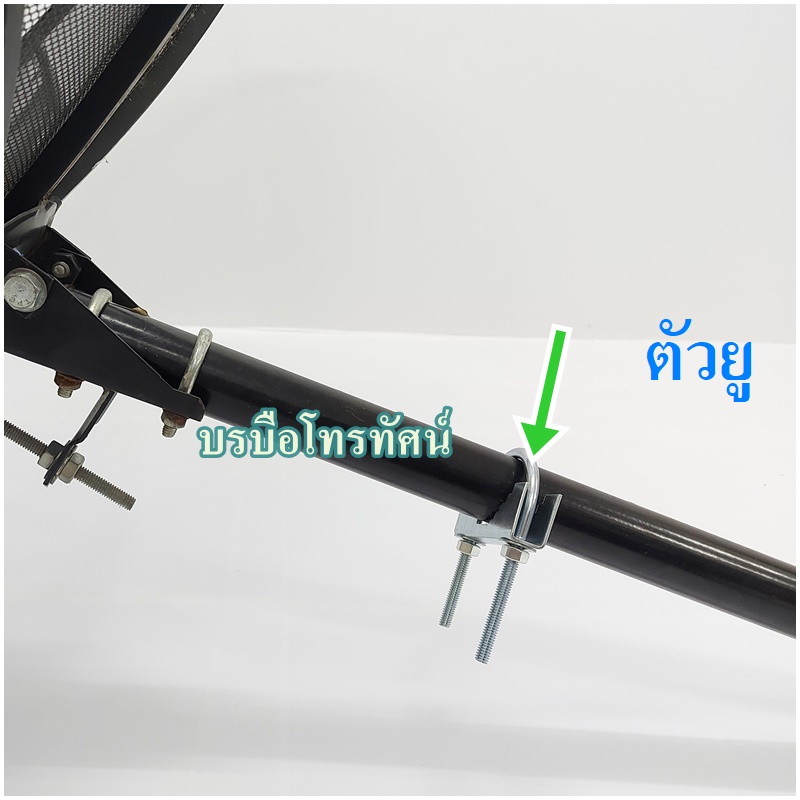 ขายึดเสาอากาศตัว U พร้อมสกรู