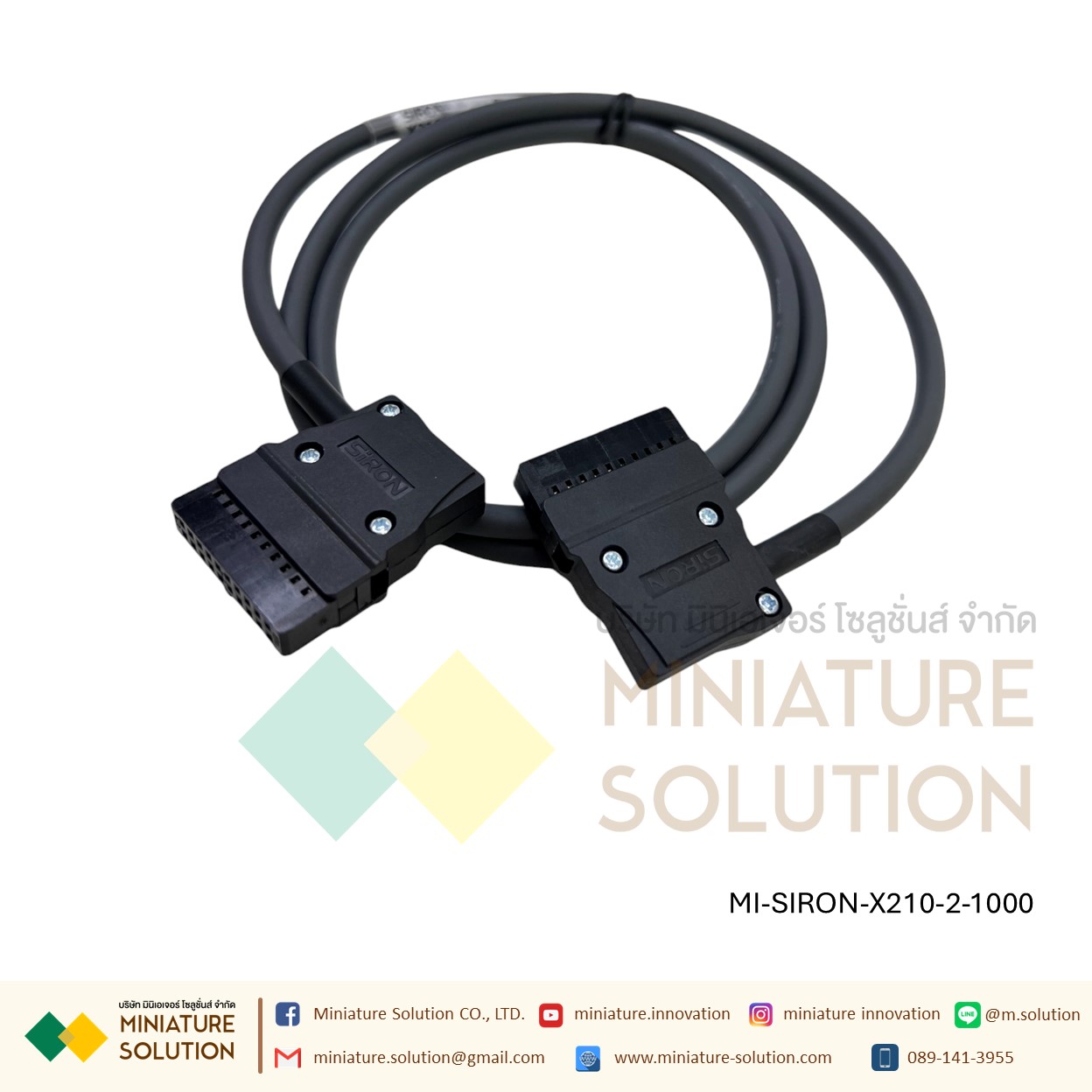 SIRON X210 สายเชื่อมต่อกับ T001 T022 กับ PLC CJ1W FX1NC FX2NC MITSUBISHI/Q SERIES QX41/42
