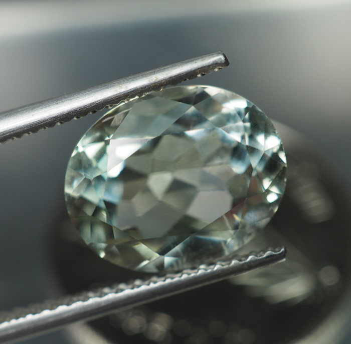 อเมทิสต์สีเขียว (Green Amethyst) 3.68 กะรัต AAA
