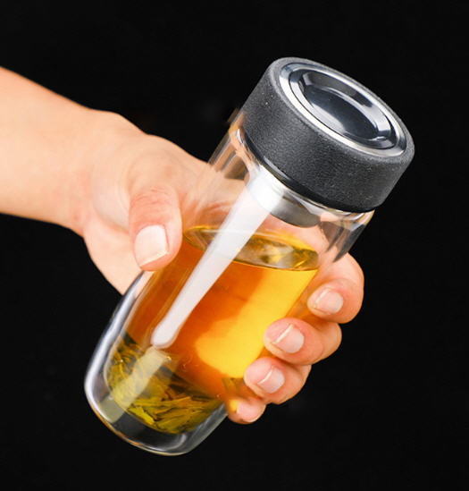 แก้วใส,แก้วพร้อมที่กรองชา,แก้วใสพร้อมที่กรองชา