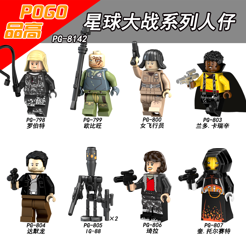 เลโก้จีน POGO.798-807 ชุด Starwars (สินค้ามือ 1 ไม่มีกล่อง)