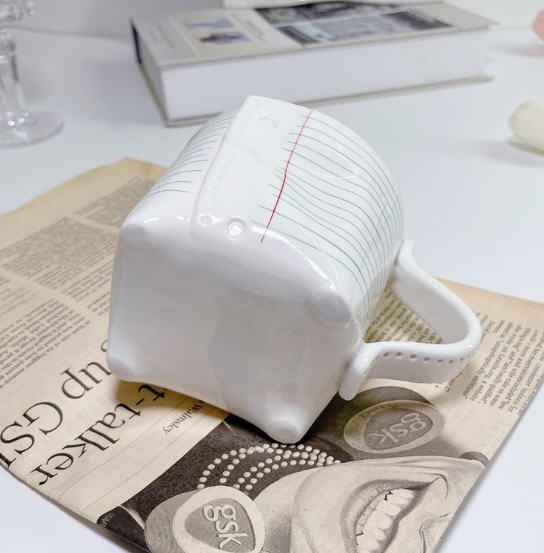 แก้วเซรามิก,แก้วเซรามิค,แก้วเซรามิกลายเส้นสมุดโน้ต,แก้วกาแฟ