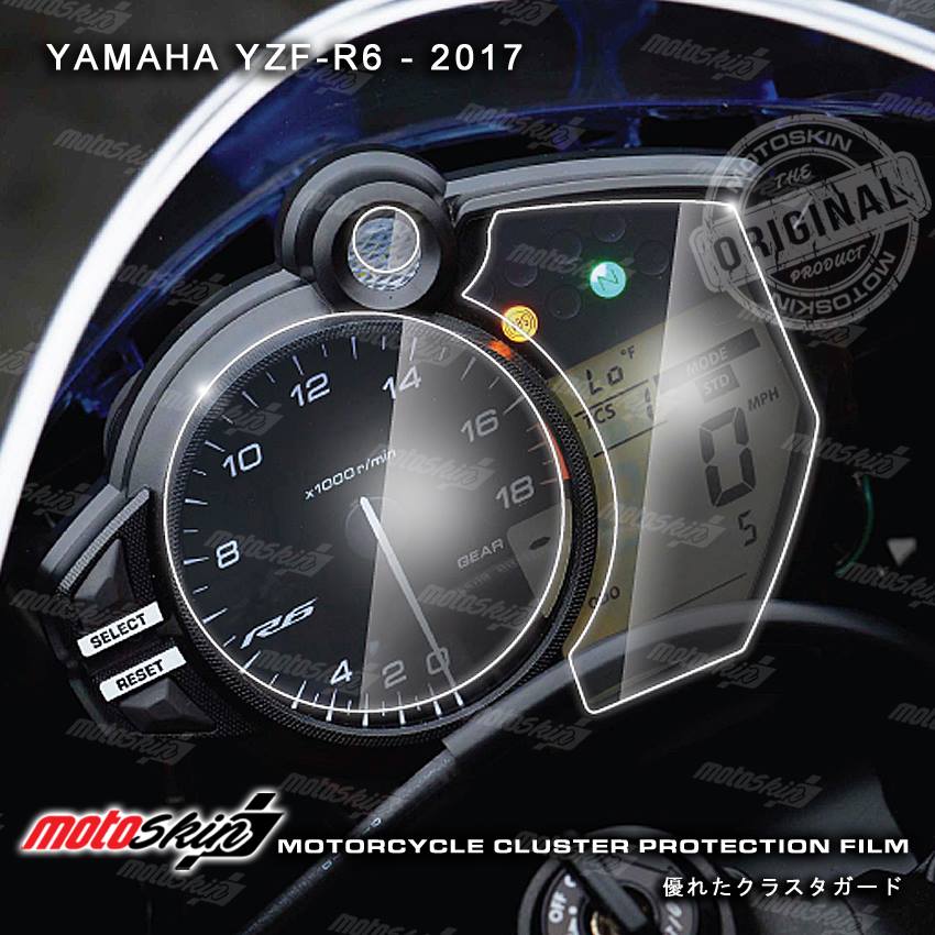 ฟิล์มกันรอยหน้าปัด MotoSkin สำหรับ R6 2017
