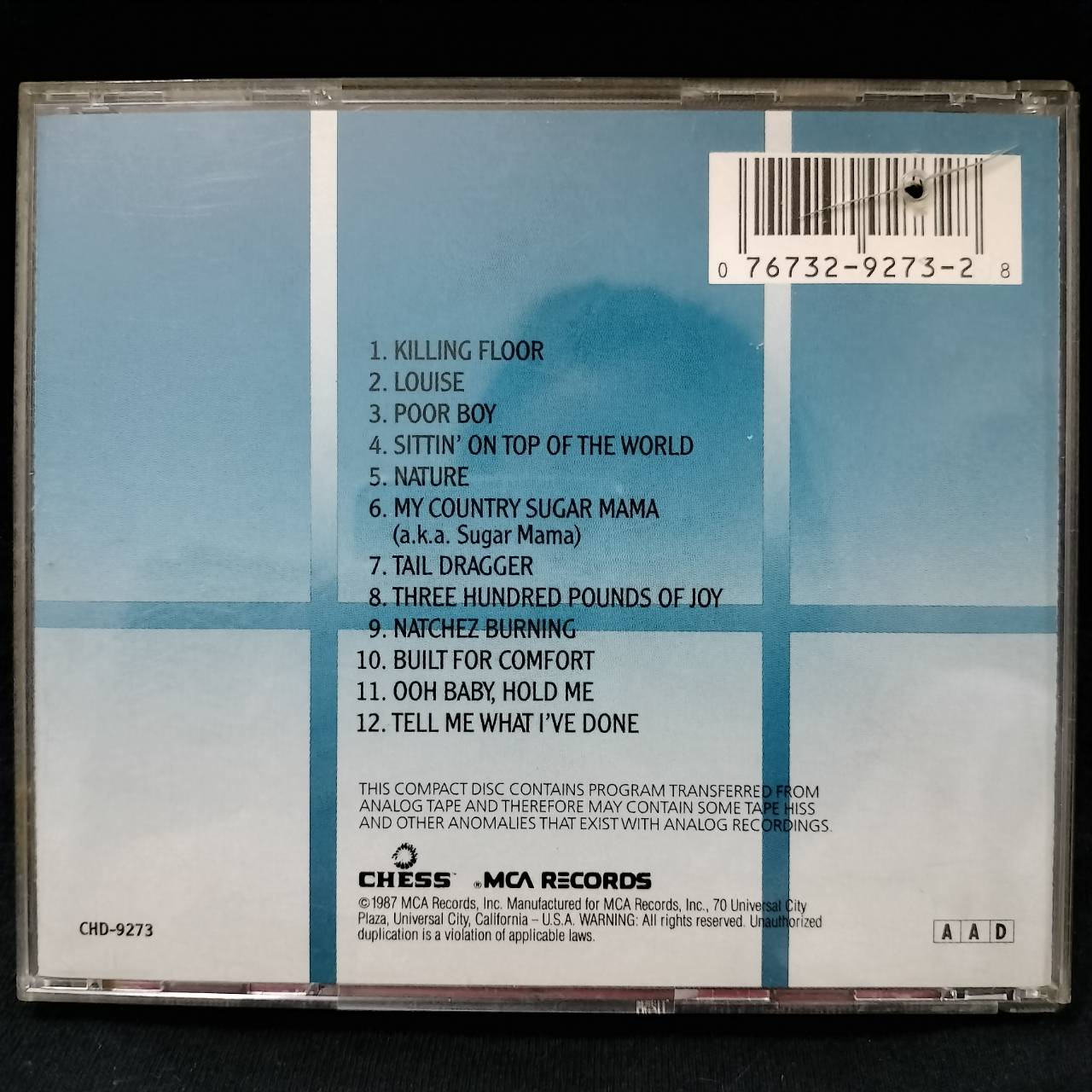 Howlin' Wolf – The Real Folk Blues / USA / ปกเจาะ / แผ่นสวย