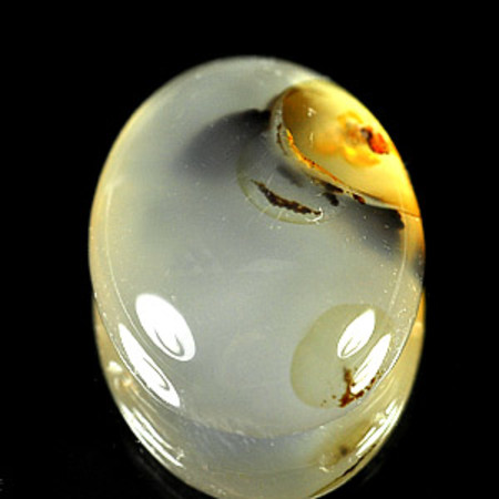 หินสีสวยลายธรรมชาติ (Moontan Agate) 6.70 กะรัต
