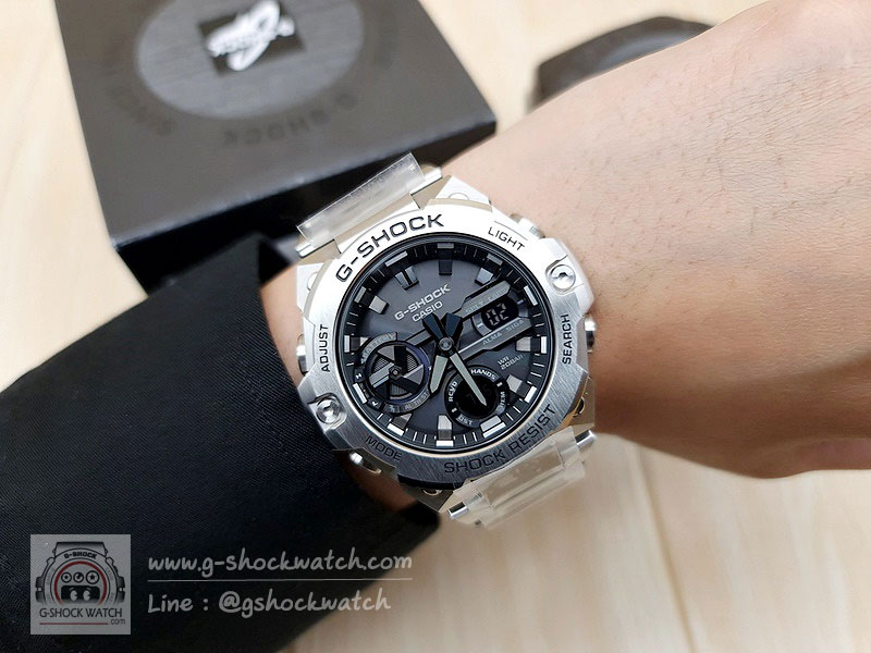 CASIO G-SHOCK นาฬิกาข้อมือ นาฬิกากันน้ำ นาฬิกาของแท้ ประกันศูนย์ CMG 1 ปี รุ่น GST-B400D-1