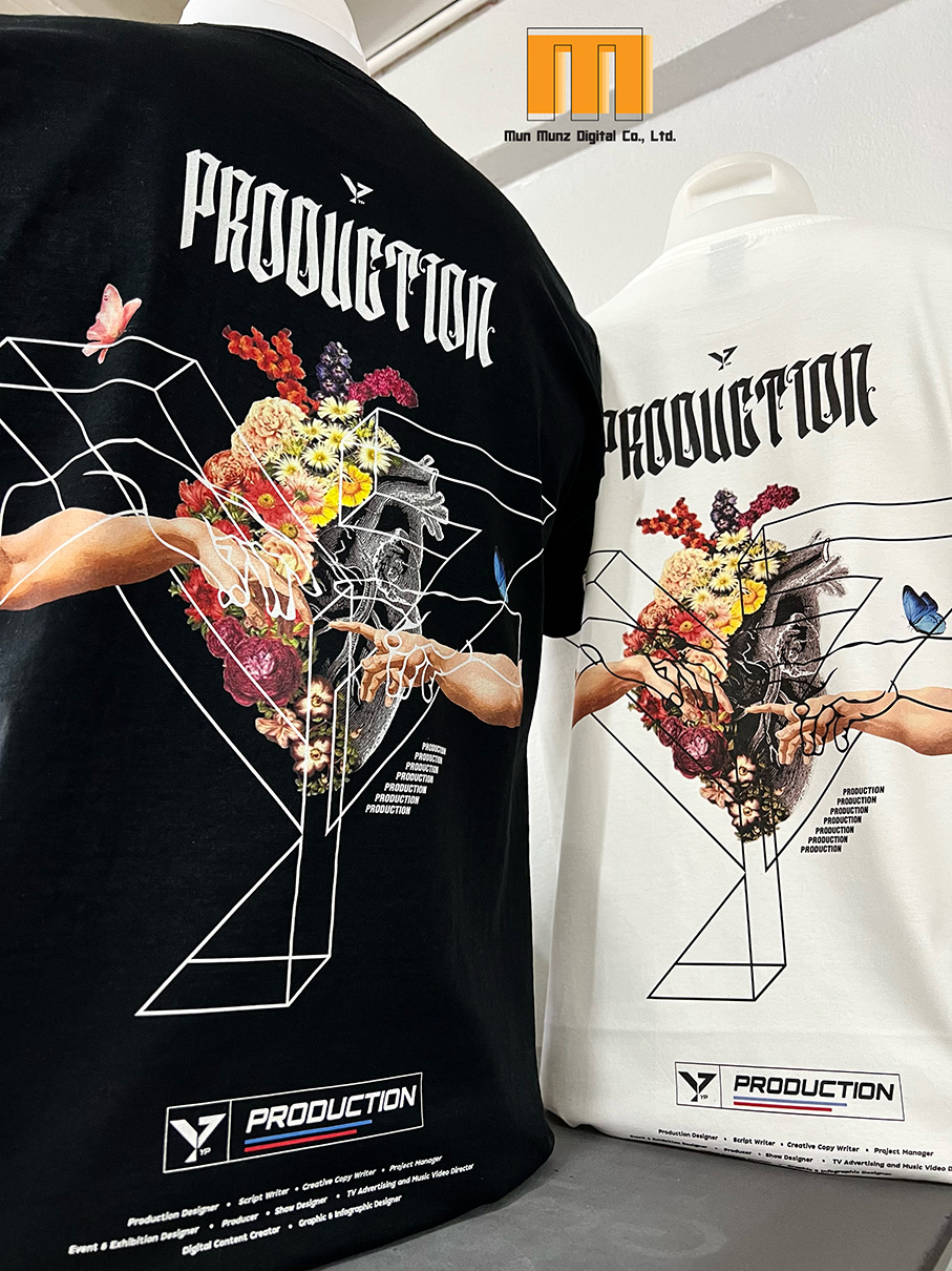 รับสกรีนเสื้อ Gildan ระบบ DTG คุณภาพสูง