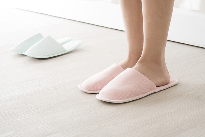 รองเท้าใส่เดินในบ้าน,รองเท้าใส่เดินในบ้านพร้อมถุงผ้า