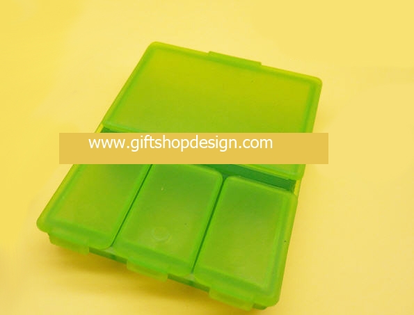 กล่องใส่ยาพกพา,กล่องใส่ยา4ช่อง,สินค้าพรีเมี่ยม