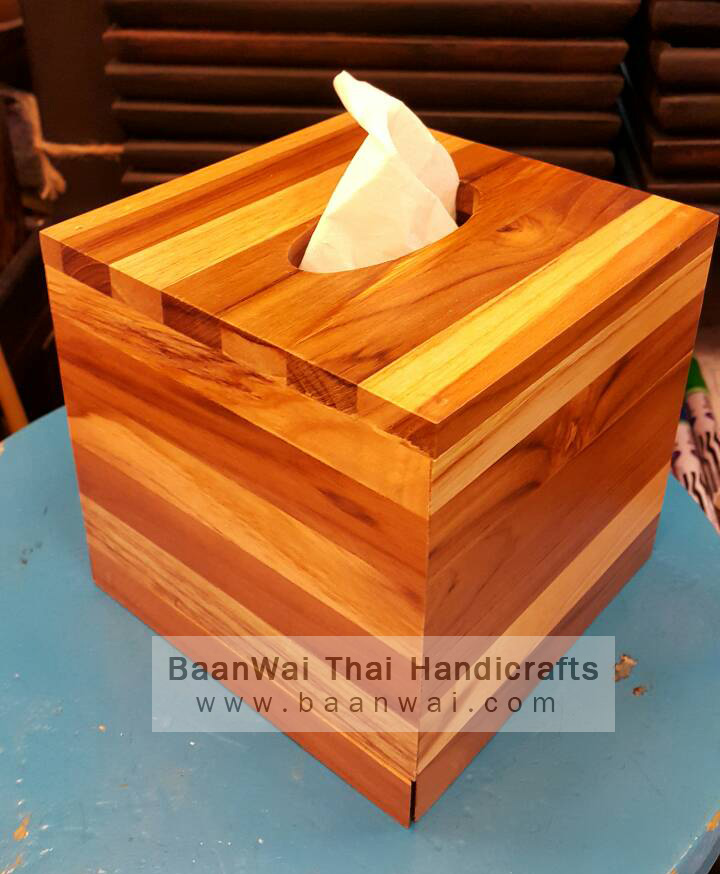 กล่องทิชชูไม้ ขายส่ง