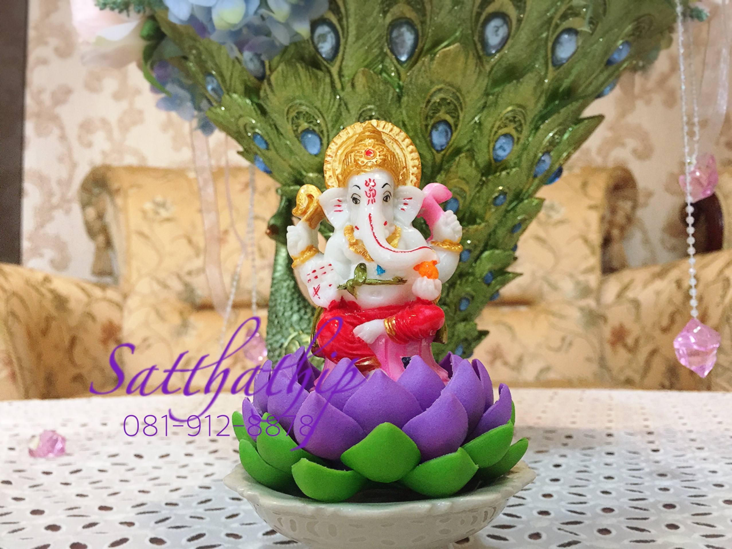 ถาดบัว ประดิษฐ์จากดิน - ฐานบัว ประดิษฐ์จากดิน - พานบัว ประดิษฐ์จากดิน - ถาดบัวดินปั้น - ฐานบัวดินปั้น - พานบัวดินปั้น -Tray