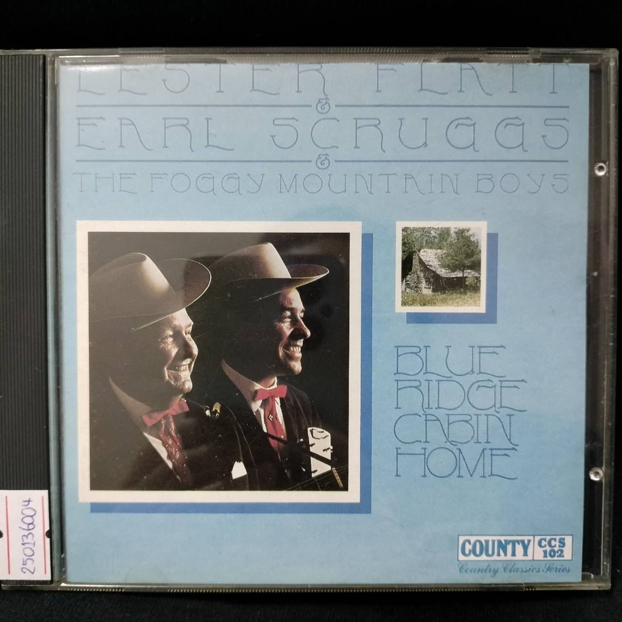 Lester Flatt & Earl Scruggs & The Foggy Mountain Boys – Blue Ridge Cabin Home / USA / ปกในมีจุดเหลือง / แผ่นสวย