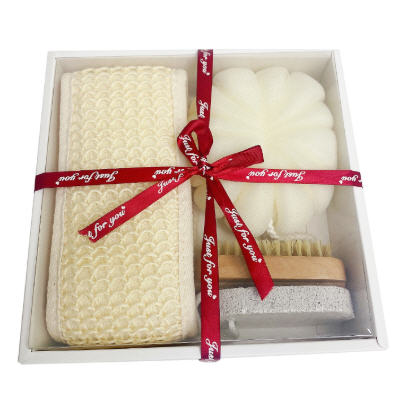 ชุดอุปกรณ์ขัดตัวในห้องน้ำ,ชุดเซ็ทชุดขัดผิว,ใยขัดตัว,ใยบวบขัดตัว