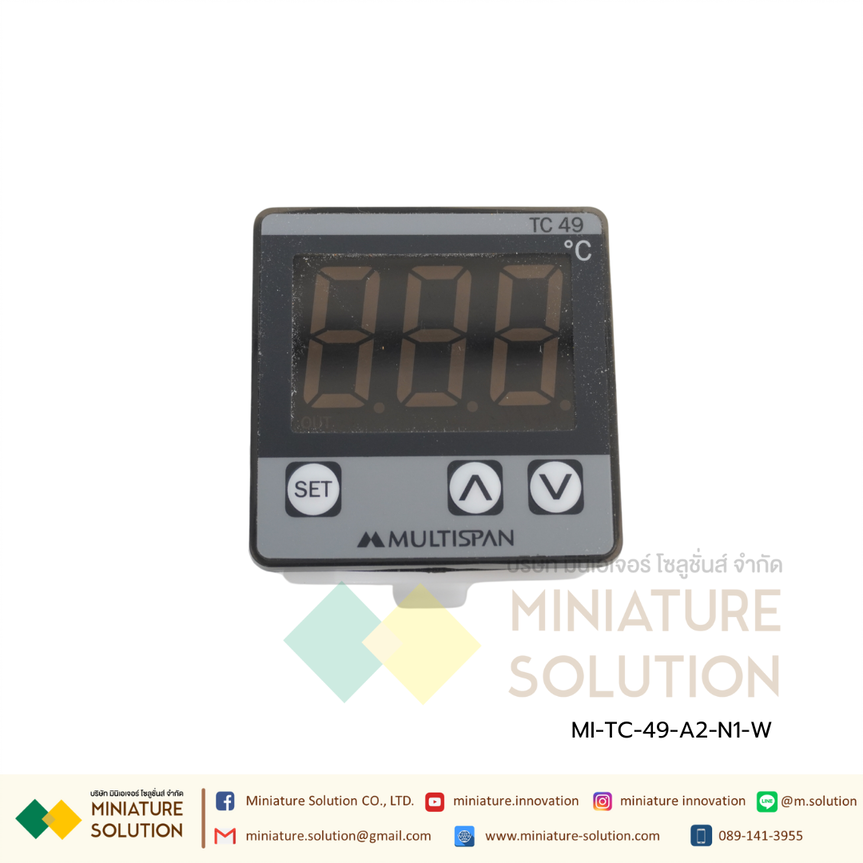 Temperature Control multispan TC49/TC49P 48x48 24VDC