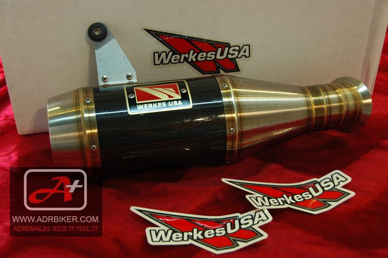 ท่อ Competition werkes slip-on สำหรับ Hypermotard 821, 939 (For Exhibition only)