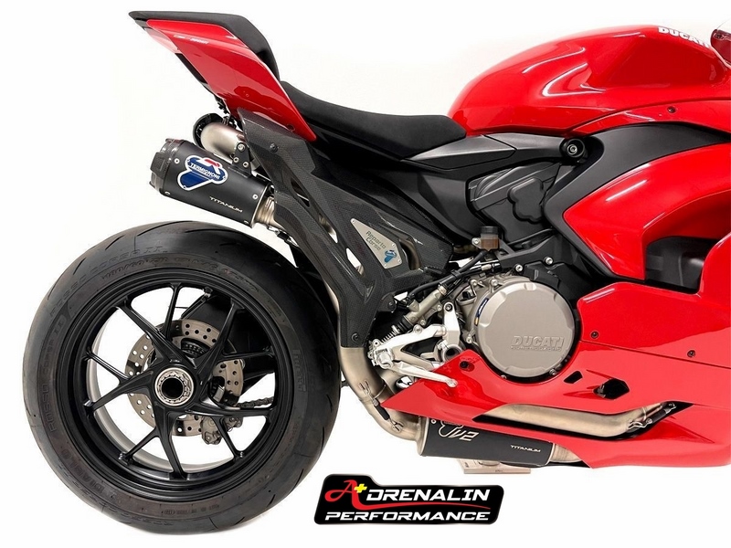 ท่อ Termignoni full สำหรับ V2 2020+ ปลายไทเทคู่ดำ ออกท้าย SBK Edition
