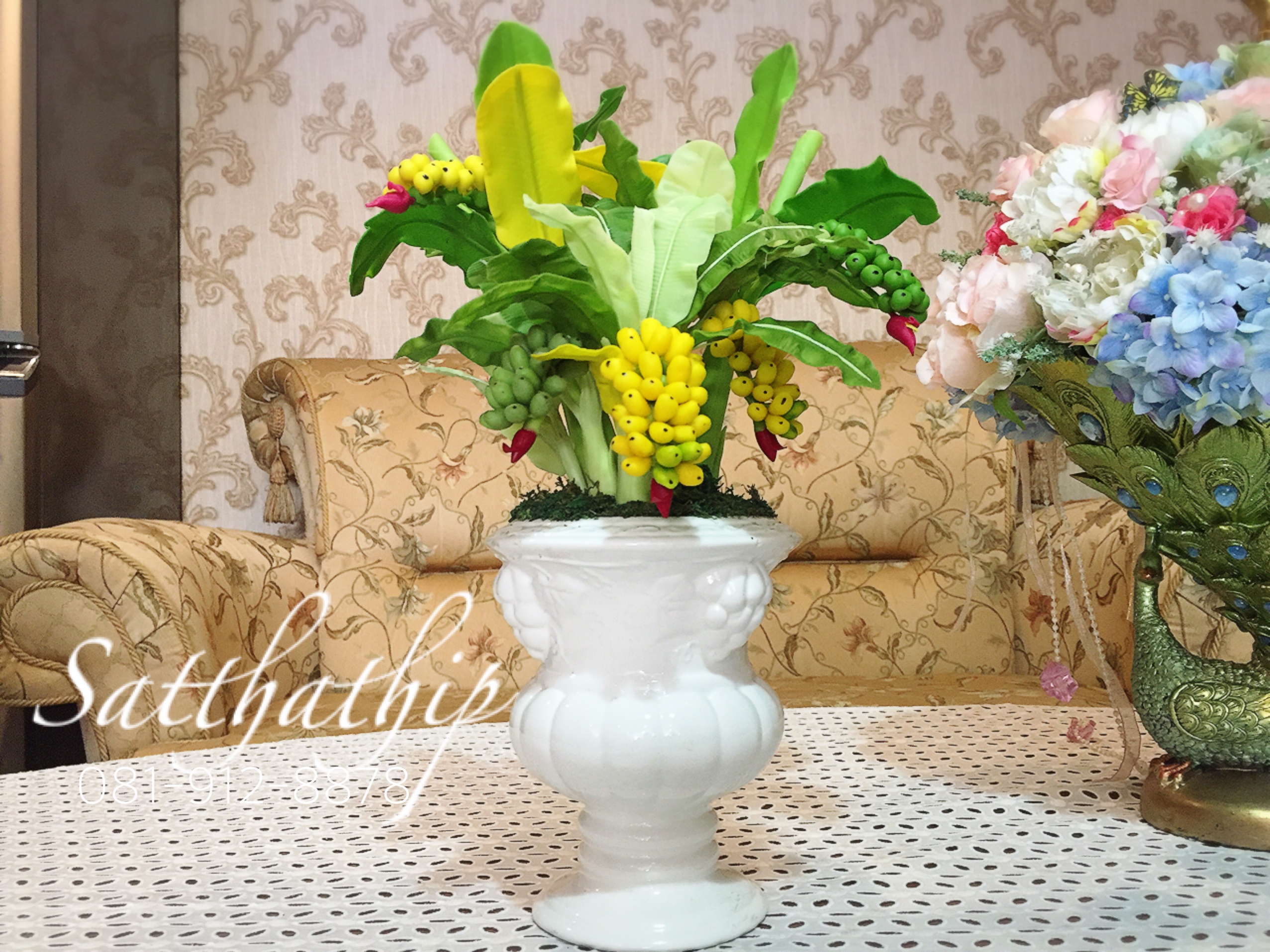 ต้นกล้วย - ต้นกล้วย ประดิษฐ์จากดิน - Banana tree