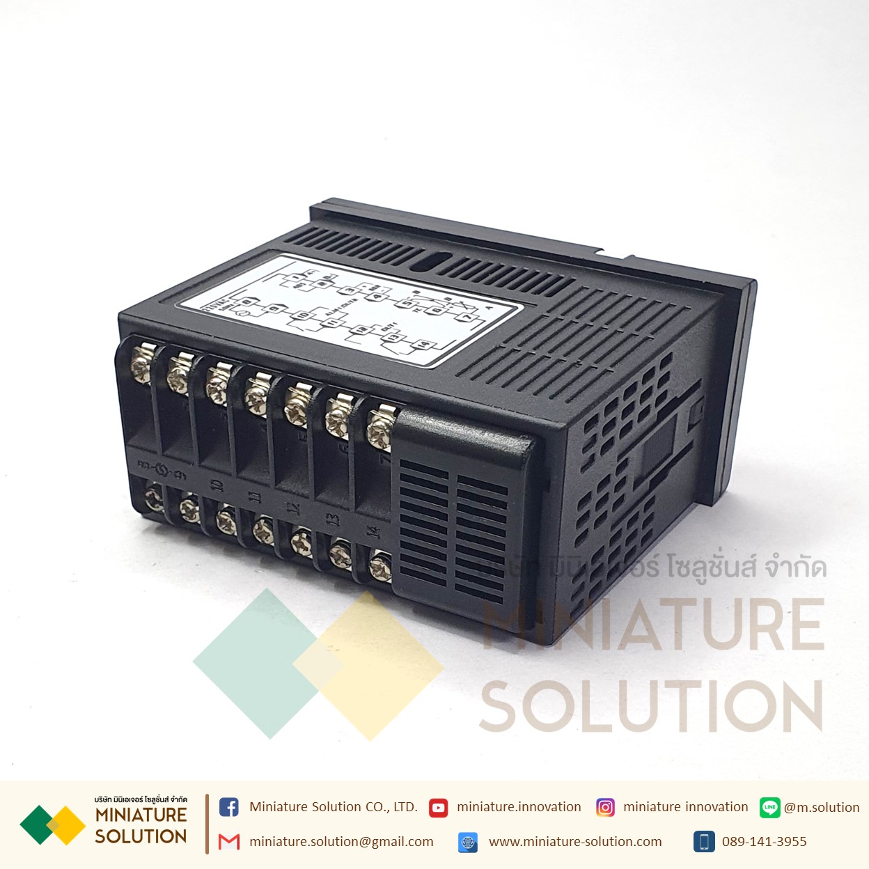 BERM โมดูลควบคุมอุณหภูมิ จอแสดงผล LED ดิจิตอล 180-240VAC เอาต์พุต 0-400 ℃ (RS485/4-20MA)