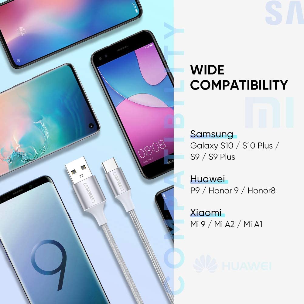 UGREEN สายชาร์จ USB To Type-C Cable