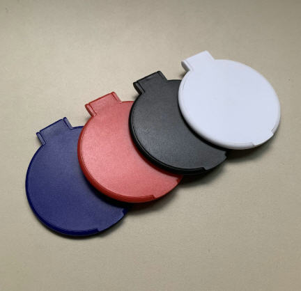 กระจกพกพา,กระจก,กระจกสกรีนโลโก้,ราคาถูก,ขั้นต่ำ5,000ชิ้น,ขนาด7.0x6.3x0.5cm