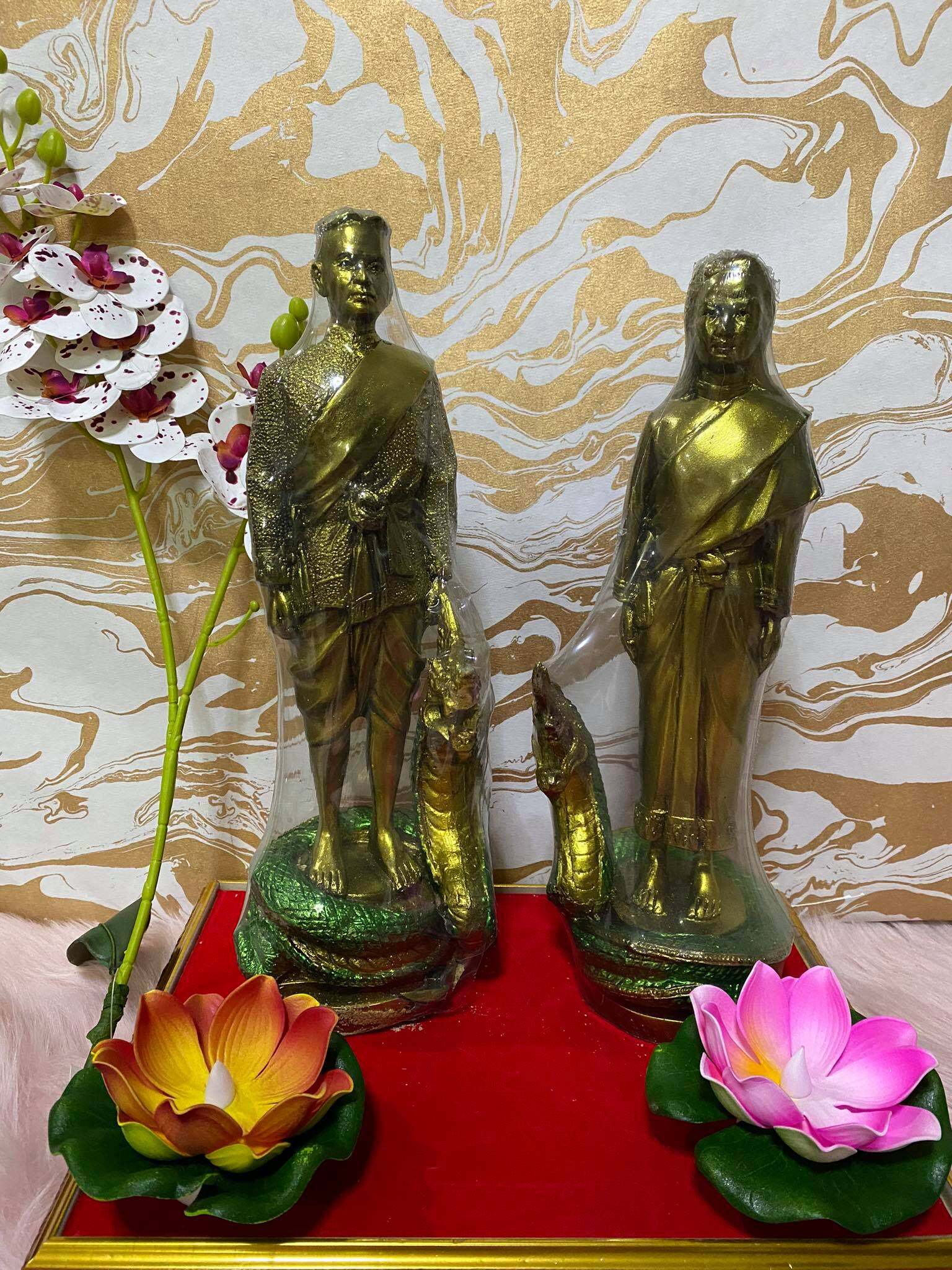 ปู่ศรีสุทโธย่าศรีประทุมมา สูง12นิ้ว ราคาต่อองค์