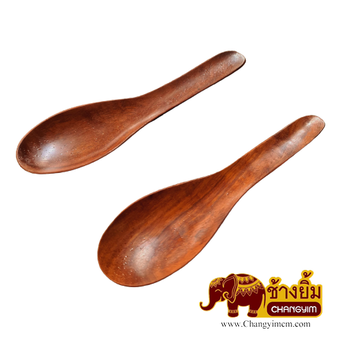 ช้อนกลาง ( ไม้แดง )