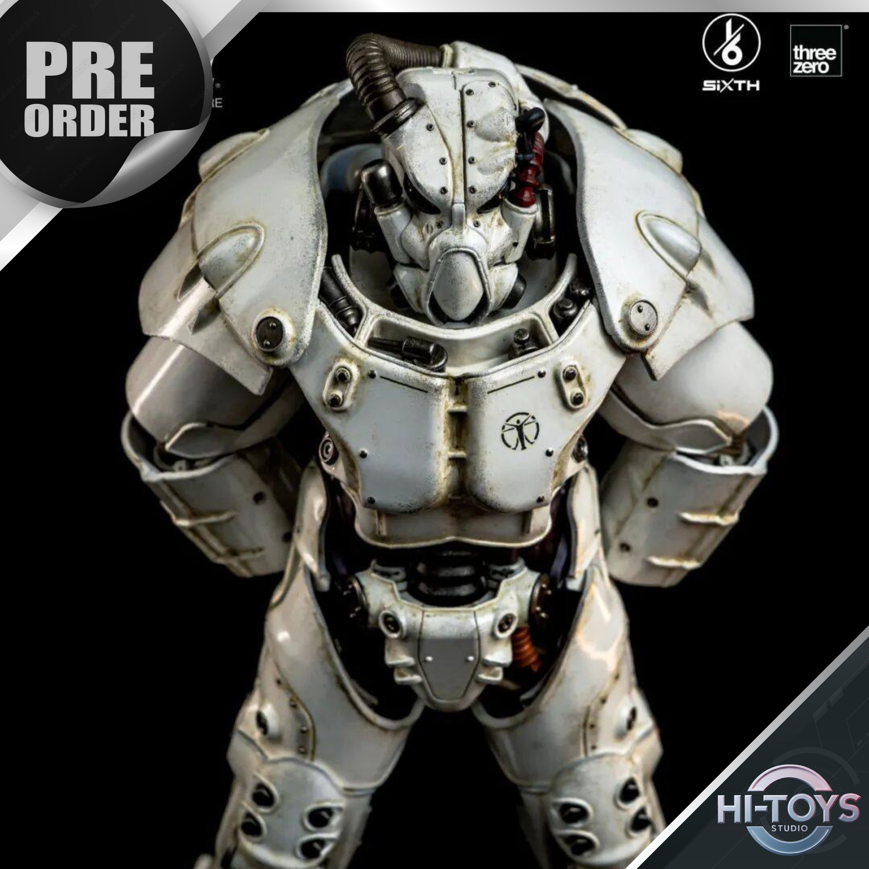 [3-10-2025] PRE ORDER - 𝗧𝗵𝗿𝗲𝗲𝘇𝗲𝗿𝗼 - 1/6 X-01 Institute Power Armor Fallout Bethesda