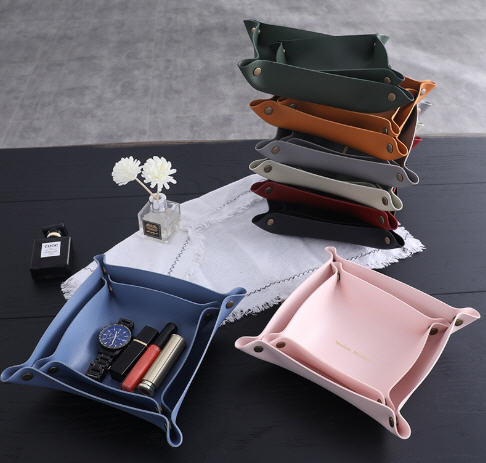 ถาดหนังเทียม